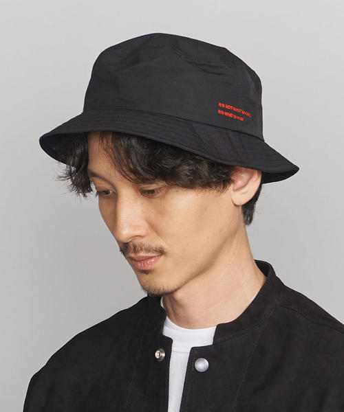 BEAUTY&YOUTH UNITED ARROWS（ビューティーアンドユースユナイテッドアローズ）の「BY ロゴ バケットハット（ハット・メンズ・ブラック/ネイビー・FREE）」の8枚目の写真