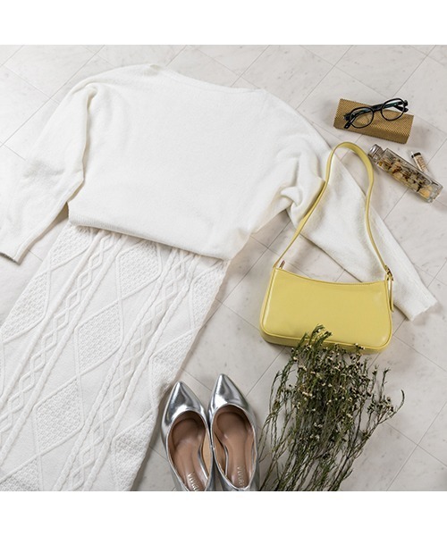 fifth（フィフス）の「コンパクトカラーバッグ（ハンドバッグ・レディース・ホワイト/イエロー/モカ・FREE）」の7枚目の写真