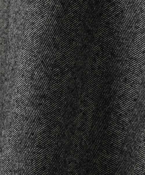 ESTNATION（エストネーション）の「ESTNATION / ウエストリボンロングスリーブフレアワンピース（ワンピース・レディース・ネイビー/グレー・36/38）」の8枚目の写真