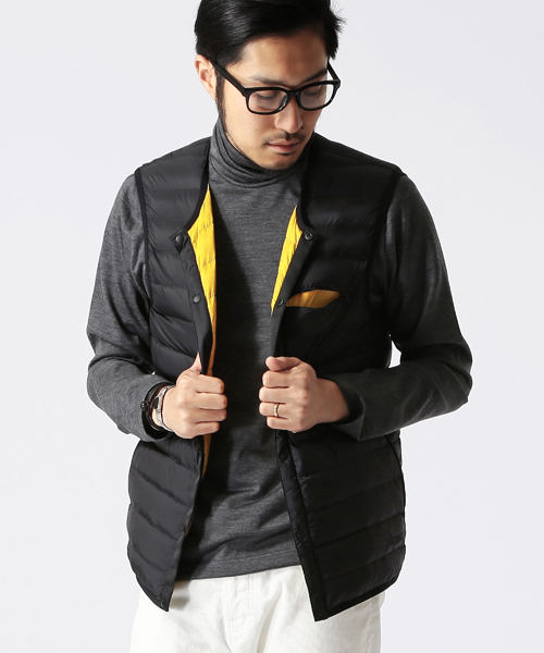 BEAMS別注 marmot ダウンベスト 黒 ビームス ジャケット ブラック BEAMS（ビームス）の「Marmot×BEAMS / 別注 ダウンベスト（ダウン