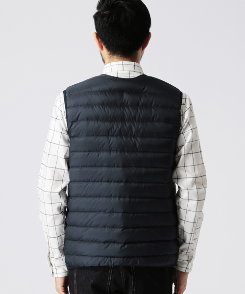 BEAMS（ビームス）の「Marmot×BEAMS / 別注 ダウンベスト（ダウンベスト・メンズ・ブラック/ネイビー・MEDIUM/LARGE/SMALL）」の12枚目の写真