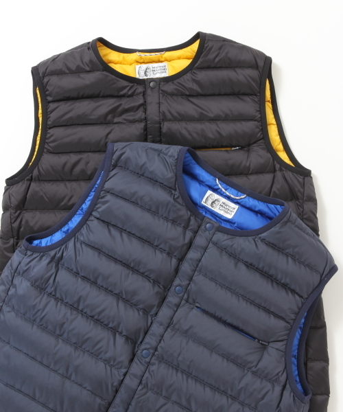 BEAMS（ビームス）の「Marmot×BEAMS / 別注 ダウンベスト（ダウンベスト・メンズ・ブラック/ネイビー・MEDIUM/LARGE/SMALL）」の13枚目の写真