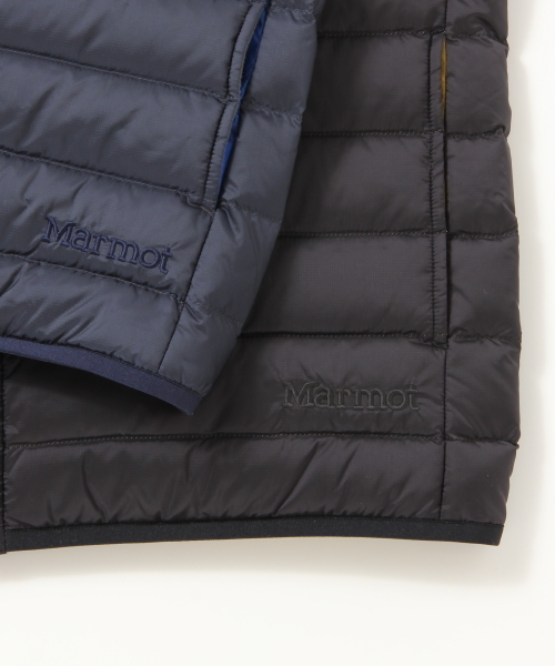 BEAMS（ビームス）の「Marmot×BEAMS / 別注 ダウンベスト（ダウンベスト・メンズ・ブラック/ネイビー・MEDIUM/LARGE/SMALL）」の5枚目の写真