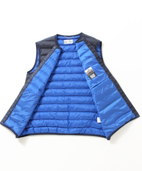 BEAMS（ビームス）の「Marmot×BEAMS / 別注 ダウンベスト（ダウンベスト・メンズ・ブラック/ネイビー・MEDIUM/LARGE/SMALL）」の8枚目の写真
