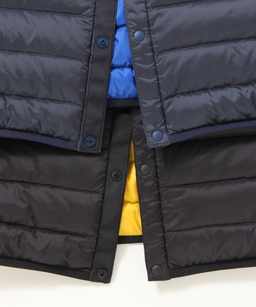 BEAMS（ビームス）の「Marmot×BEAMS / 別注 ダウンベスト（ダウンベスト・メンズ・ブラック/ネイビー・MEDIUM/LARGE/SMALL）」の10枚目の写真