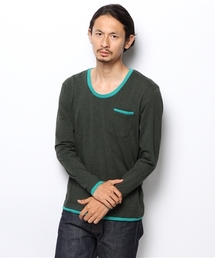 NANO universe | ：ﾒﾗﾝｼﾞｶｯﾄ(Tシャツ/カットソー)