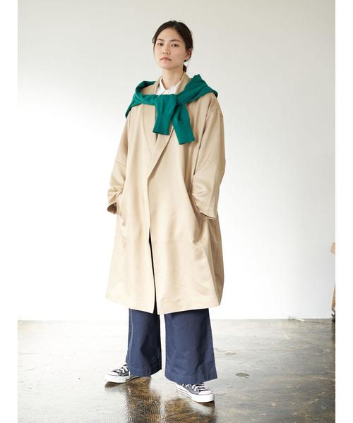 AMERICAN HOLIC（アメリカンホリック）の「綿ツイルドロストイージーパンツ＊（その他パンツ・レディース・アイボリー/カーキ/ネイビー・M/L）」の12枚目の写真