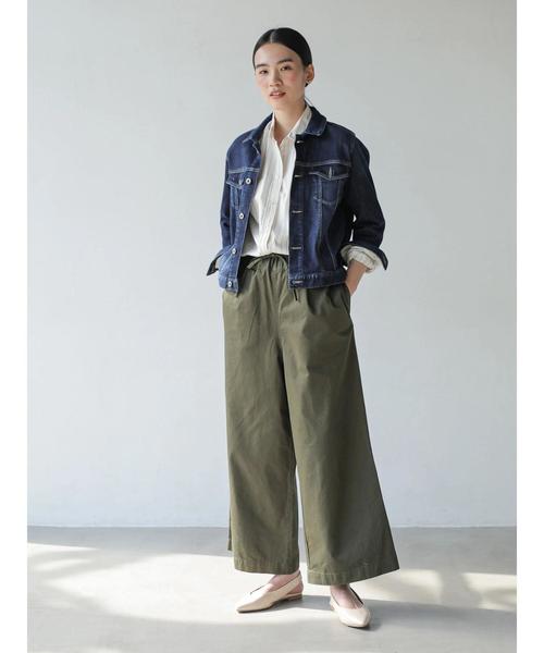 AMERICAN HOLIC（アメリカンホリック）の「綿ツイルドロストイージーパンツ＊（その他パンツ・レディース・アイボリー/カーキ/ネイビー・M/L）」の17枚目の写真