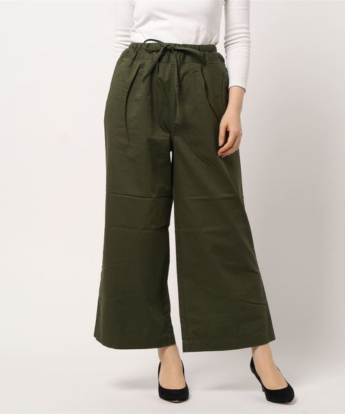 AMERICAN HOLIC（アメリカンホリック）の「綿ツイルドロストイージーパンツ＊（その他パンツ・レディース・アイボリー/カーキ/ネイビー・M/L）」の18枚目の写真