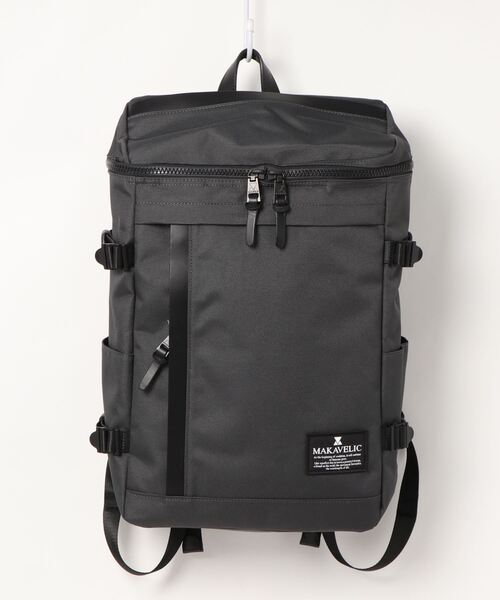 MAKAVELIC(マキャベリック)の「《MAKAVELIC》 CHASE RECTANGLE DAYPACK(バックパック/リュック・メンズ・ダークグレー/ブラック/ネイビー・FREE)」の2枚目の写真