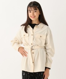 GLOBAL WORK | 【ジュニア】ベルトツキCPOシャツ/863539(シャツ/ブラウス)