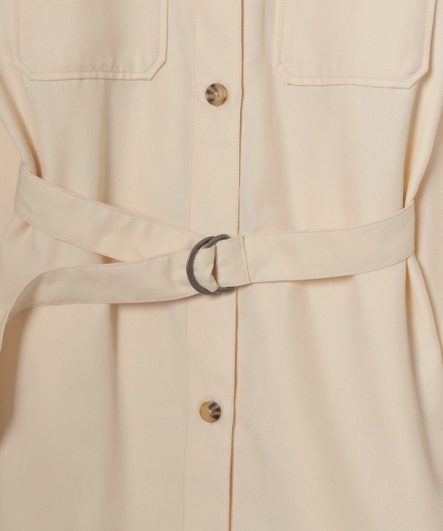 GLOBAL WORK（グローバルワーク）の「【ジュニア】ベルトツキＣＰＯシャツ/863539（シャツ/ブラウス・キッズ・オフホワイト/カーキ・150cm/160cm）」の7枚目の写真