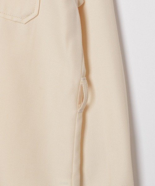 GLOBAL WORK（グローバルワーク）の「【ジュニア】ベルトツキＣＰＯシャツ/863539（シャツ/ブラウス・キッズ・オフホワイト/カーキ・150cm/160cm）」の8枚目の写真