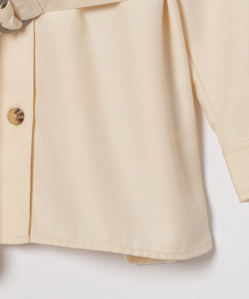 GLOBAL WORK（グローバルワーク）の「【ジュニア】ベルトツキＣＰＯシャツ/863539（シャツ/ブラウス・キッズ・オフホワイト/カーキ・150cm/160cm）」の10枚目の写真