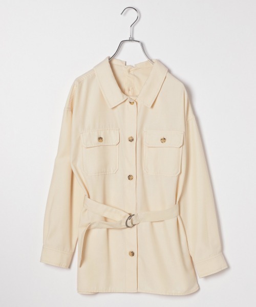 GLOBAL WORK（グローバルワーク）の「【ジュニア】ベルトツキＣＰＯシャツ/863539（シャツ/ブラウス・キッズ・オフホワイト/カーキ・150cm/160cm）」の19枚目の写真