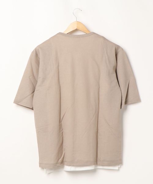 JUNRED（ジュンレッド）の「【タンクトップセットTシャツ】ライトマイクロカノコアンサンブルTシャツ（Tシャツ/カットソー・メンズ・ブラック/ベージュ/グリーン/ブルー・L/M/S）」の13枚目の写真