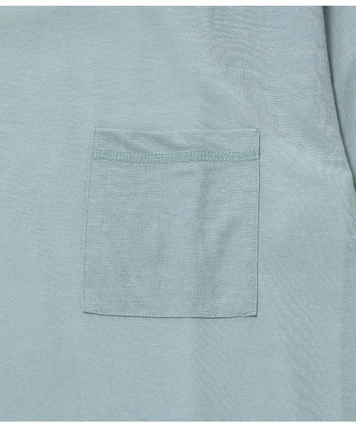 JUNRED（ジュンレッド）の「【タンクトップセットTシャツ】ライトマイクロカノコアンサンブルTシャツ（Tシャツ/カットソー・メンズ・ブラック/ベージュ/グリーン/ブルー・L/M/S）」の6枚目の写真