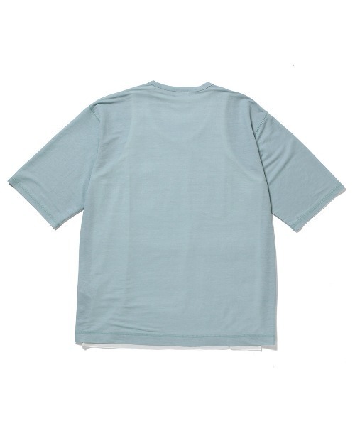 JUNRED（ジュンレッド）の「【タンクトップセットTシャツ】ライトマイクロカノコアンサンブルTシャツ（Tシャツ/カットソー・メンズ・ブラック/ベージュ/グリーン/ブルー・L/M/S）」の7枚目の写真