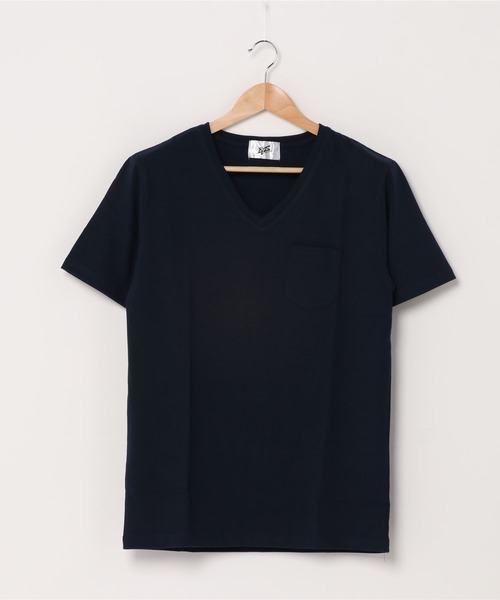 Bling Leads(ブリングリーズ)の「Bling leads/無地半袖ポケ付きV/N T(Tシャツ/カットソー・メンズ・ホワイト/イエロー系その他/カーキ/ネイビー/ブラック/ピンク系その他/ライトピンク/グレー・LARGE/X-LARGE/MEDIUM)」の15枚目の写真