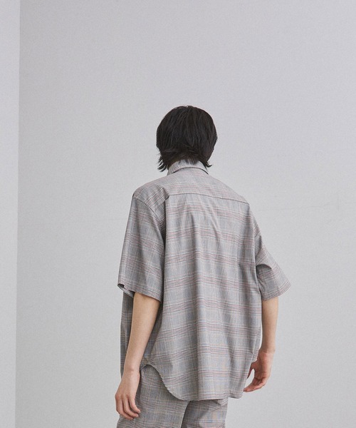 UNITED TOKYO（ユナイテッドトウキョウ）の「クラシックチェックSH/オーバーサイズ/CPOシャツ（シャツ/ブラウス・メンズ・アイボリー/グレー・1/2/3）」の5枚目の写真