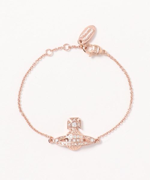Vivienne Westwood(ヴィヴィアンウエストウッド)の「61020053/MINNIE BAS RELIEF BRACELET(ブレスレット・レディース・ゴールド/シルバー/ピンク・FREE)」の2枚目の写真