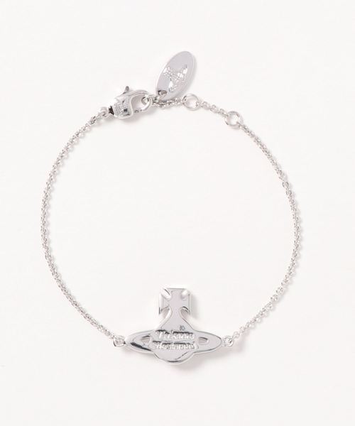 Vivienne Westwood(ヴィヴィアンウエストウッド)の「61020053/MINNIE BAS RELIEF BRACELET(ブレスレット・レディース・ゴールド/シルバー/ピンク・FREE)」の4枚目の写真