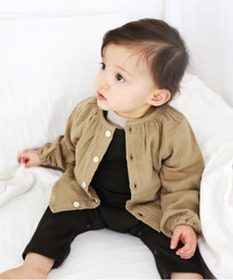 ガーゼスモック 長袖 シャツ