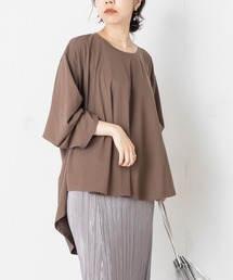 CAPRICIEUX LE'MAGE | バックドレープTシャツ(Tシャツ/カットソー)