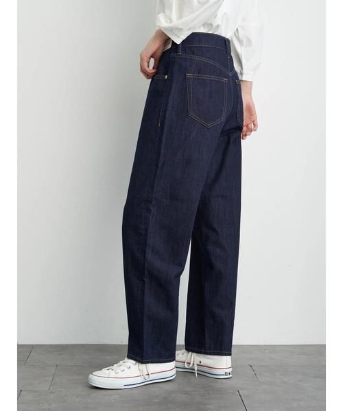 AMERICAN HOLIC（アメリカンホリック）の「バナナテーパードデニム　＊●（デニムパンツ・レディース・インディゴブルー/ワンウォッシュ・S/M/L）」の16枚目の写真