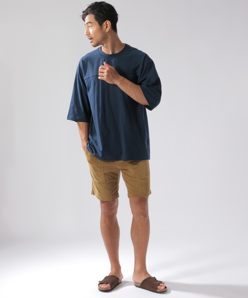 BAYFLOW(ベイフロー)の「ワンマイルフットボールTシャツ S/S(Tシャツ/カットソー・メンズ・ボルドー/オフホワイト/ネイビー・LARGE/MEDIUM/SMALL)」の6枚目の写真