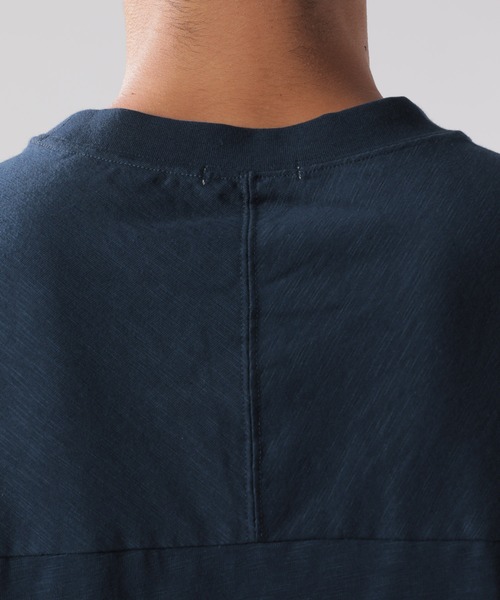 BAYFLOW(ベイフロー)の「ワンマイルフットボールTシャツ S/S(Tシャツ/カットソー・メンズ・ボルドー/オフホワイト/ネイビー・LARGE/MEDIUM/SMALL)」の15枚目の写真