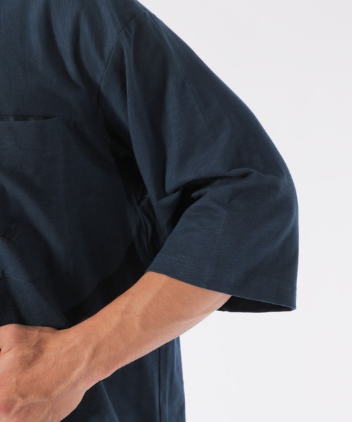 BAYFLOW(ベイフロー)の「ワンマイルフットボールTシャツ S/S(Tシャツ/カットソー・メンズ・ボルドー/オフホワイト/ネイビー・LARGE/MEDIUM/SMALL)」の13枚目の写真