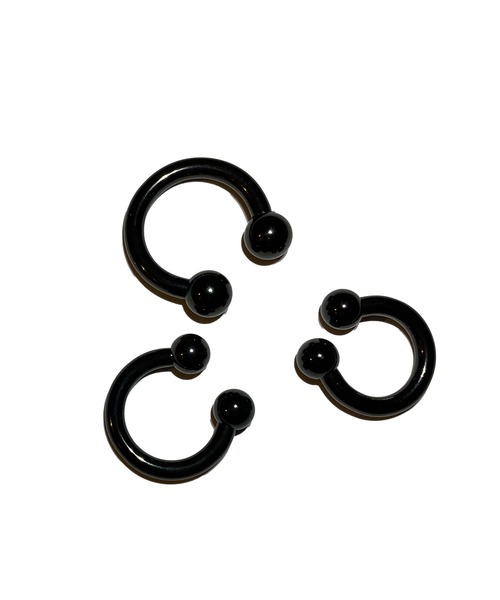 MORPH(モルフ)の「MORPH モルフ CCB ボディーピアス 8ゲージ 10mm~16mm(ピアス(片耳用)・メンズ・ブラック・10/16/12/14)」の5枚目の写真