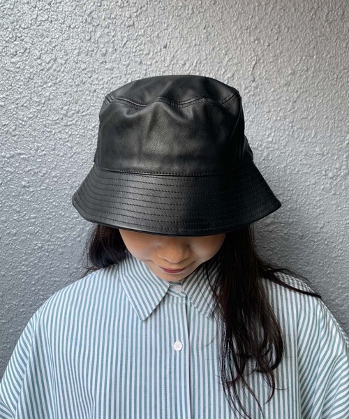 WEGO(ウィゴー)の「WEGO/プレーンバケットハット(ハット・メンズ・ブラウン/グリーン/ベージュ/ホワイト/ブラック/ライトインディゴブルー/ダークインディゴブルー/ワンウォッシュ/ブルー系その他/グレー系その他/ライトブラウン/ライトベージュ/カーキ/パープル系その他/その他1/その他2/その他4/ブラック系その他/その他3/その他5/グリーン系その他/アイボリー/ベージュ系その他/その他8/その他10/その他9/その他11/その他12/オフホワイト/オリーブ・FREE)」の6枚目の写真