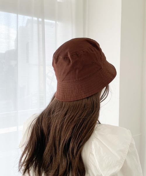 WEGO(ウィゴー)の「WEGO/プレーンバケットハット(ハット・メンズ・ブラウン/グリーン/ベージュ/ホワイト/ブラック/ライトインディゴブルー/ダークインディゴブルー/ワンウォッシュ/ブルー系その他/グレー系その他/ライトブラウン/ライトベージュ/カーキ/パープル系その他/その他1/その他2/その他4/ブラック系その他/その他3/その他5/グリーン系その他/アイボリー/ベージュ系その他/その他8/その他10/その他9/その他11/その他12/オフホワイト/オリーブ・FREE)」の8枚目の写真