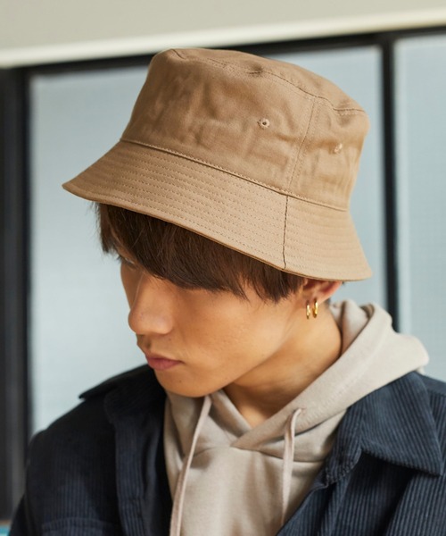 WEGO(ウィゴー)の「WEGO/プレーンバケットハット(ハット・メンズ・ブラウン/グリーン/ベージュ/ホワイト/ブラック/ライトインディゴブルー/ダークインディゴブルー/ワンウォッシュ/ブルー系その他/グレー系その他/ライトブラウン/ライトベージュ/カーキ/パープル系その他/その他1/その他2/その他4/ブラック系その他/その他3/その他5/グリーン系その他/アイボリー/ベージュ系その他/その他8/その他10/その他9/その他11/その他12/オフホワイト/オリーブ・FREE)」の9枚目の写真