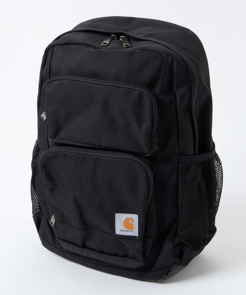 Carhartt　白黒ロゴ　リュック　ブラック キックフリップバックパック
