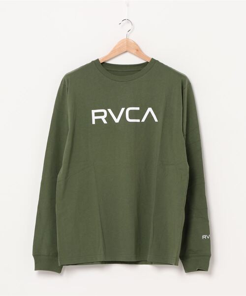 RVCA（ルーカ）の「ルーカ RVCA BIG RVCA LS（Tシャツ/カットソー・メンズ・ホワイト/オリーブ/カーキ/ブラック・L/XL/S/M）」の3枚目の写真