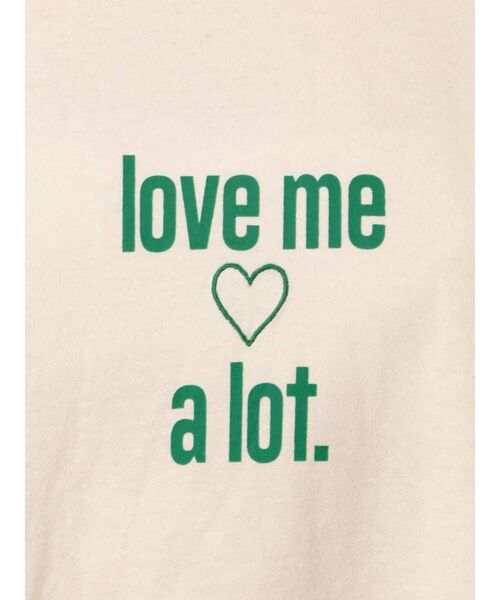 EVRIS（エヴリス）の「【SUDA ANNA×EVRIS】LOGO L/T（Tシャツ/カットソー・レディース・ホワイト/ブラウン/レッド・FREE）」の11枚目の写真