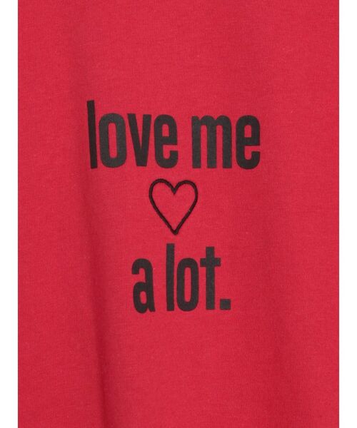 EVRIS（エヴリス）の「【SUDA ANNA×EVRIS】LOGO L/T（Tシャツ/カットソー・レディース・ホワイト/ブラウン/レッド・FREE）」の12枚目の写真