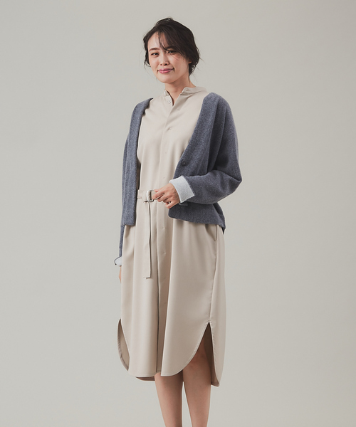 セール ダブルクロスワンピース ワンピース Qualite カリテ のファッション通販 Zozotown