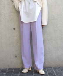 w closet | ハイウエストセンタープレスパンツ(スラックス)