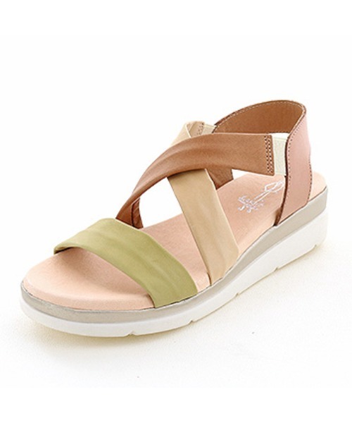 あしながおじさん（アシナガオジサン）の「ふわもちクッションサンダル / あしながおじさん（サンダル・レディース・グリーン/ブラック/ホワイト/ベージュ・S/LL/L/M）」の8枚目の写真