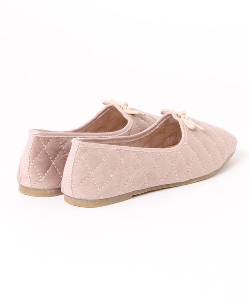 KOBE LETTUCE（コウベレタス）の「キルティングバレエシューズ（バレエシューズ・レディース・ピンク系その他/サックスブルー/ブラック/ベージュ/アイボリー/ホワイト系その他・M/LL/S/L）」の8枚目の写真