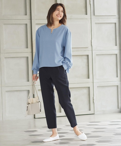 KOBE LETTUCE（コウベレタス）の「キルティングバレエシューズ（バレエシューズ・レディース・ピンク系その他/サックスブルー/ブラック/ベージュ/アイボリー/ホワイト系その他・M/LL/S/L）」の15枚目の写真