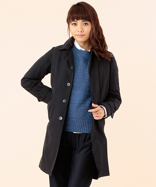 B:MING by BEAMS(ビーミングバイビームス)の「□ビーミング by ビームス / ステンカラーコート(ステンカラーコート・レディース・ブラック/カーキ・MEDIUM/SMALL)」の19枚目の写真