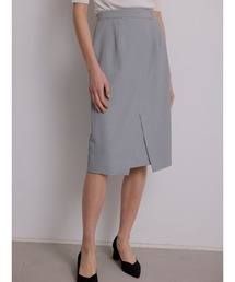 TONAL（トーナル）の「【セットアップ可能】ウールライクストレッチアシメタイトスカート（スカート・レディース）」