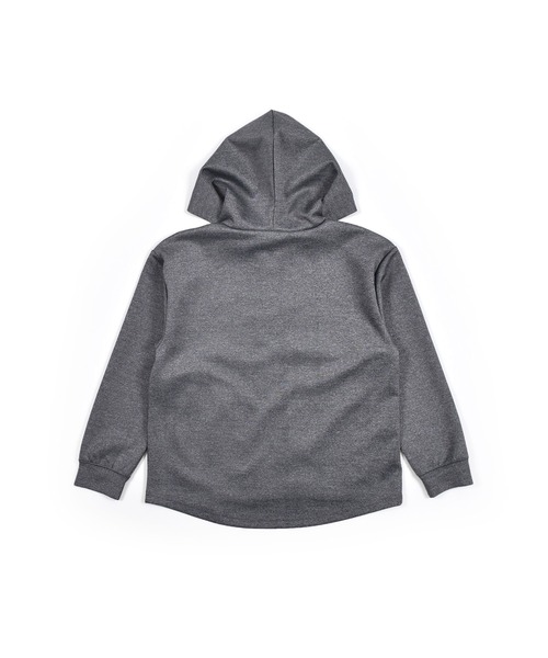 RAD CUSTOM（ラッドカスタム）の「RAD CUSTOM/BIGロゴ フードパーカー（パーカー・キッズ・ブラック/グレー・120/130/140/150/160）」の4枚目の写真