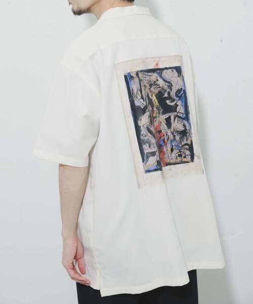 SENSE OF PLACE by URBAN RESEARCH（センスオブプレイスバイアーバンリサーチ）の「『別注』グラフィックアートシャツA（シャツ/ブラウス・メンズ・ホワイト/ベージュ・MEDIUM/LARGE）」の19枚目の写真