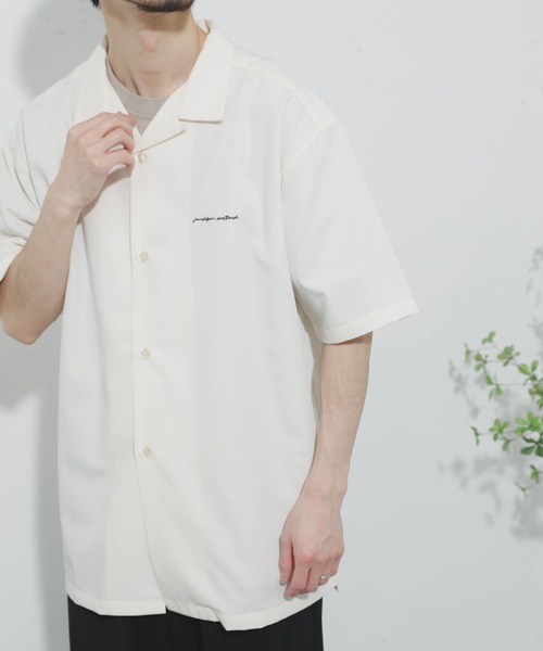 SENSE OF PLACE by URBAN RESEARCH（センスオブプレイスバイアーバンリサーチ）の「『別注』グラフィックアートシャツA（シャツ/ブラウス・メンズ・ホワイト/ベージュ・MEDIUM/LARGE）」の20枚目の写真